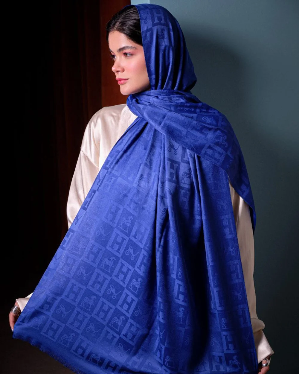 شال ابریشم ژاکارد هرمس ۲۰۲۱۰ - Image 11