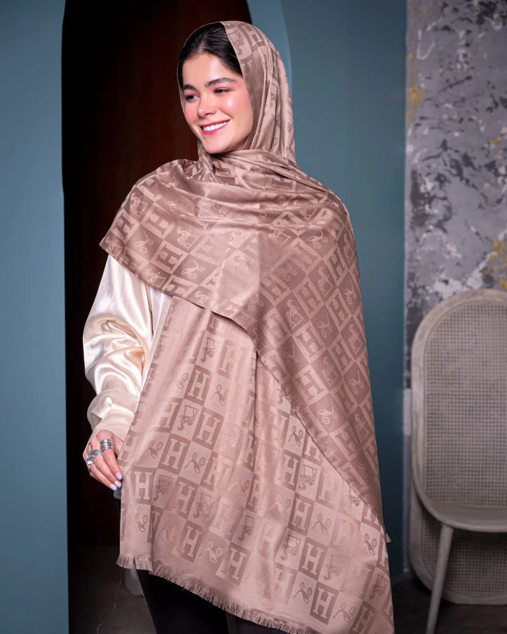 شال ابریشم ژاکارد هرمس ۲۰۲۱۰ - Image 10
