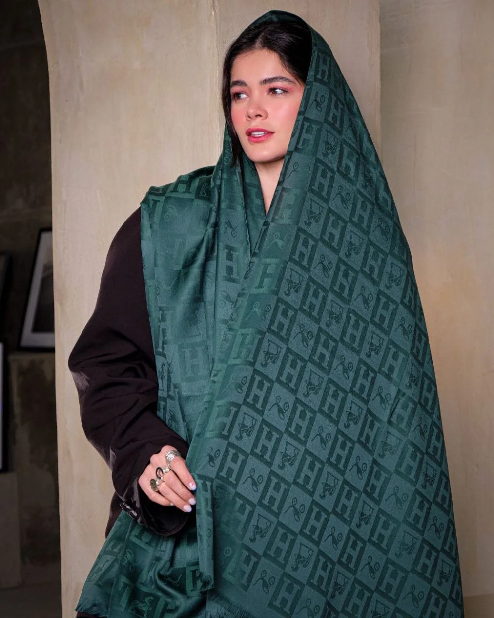 شال ابریشم ژاکارد هرمس ۲۰۲۱۰ - Image 6