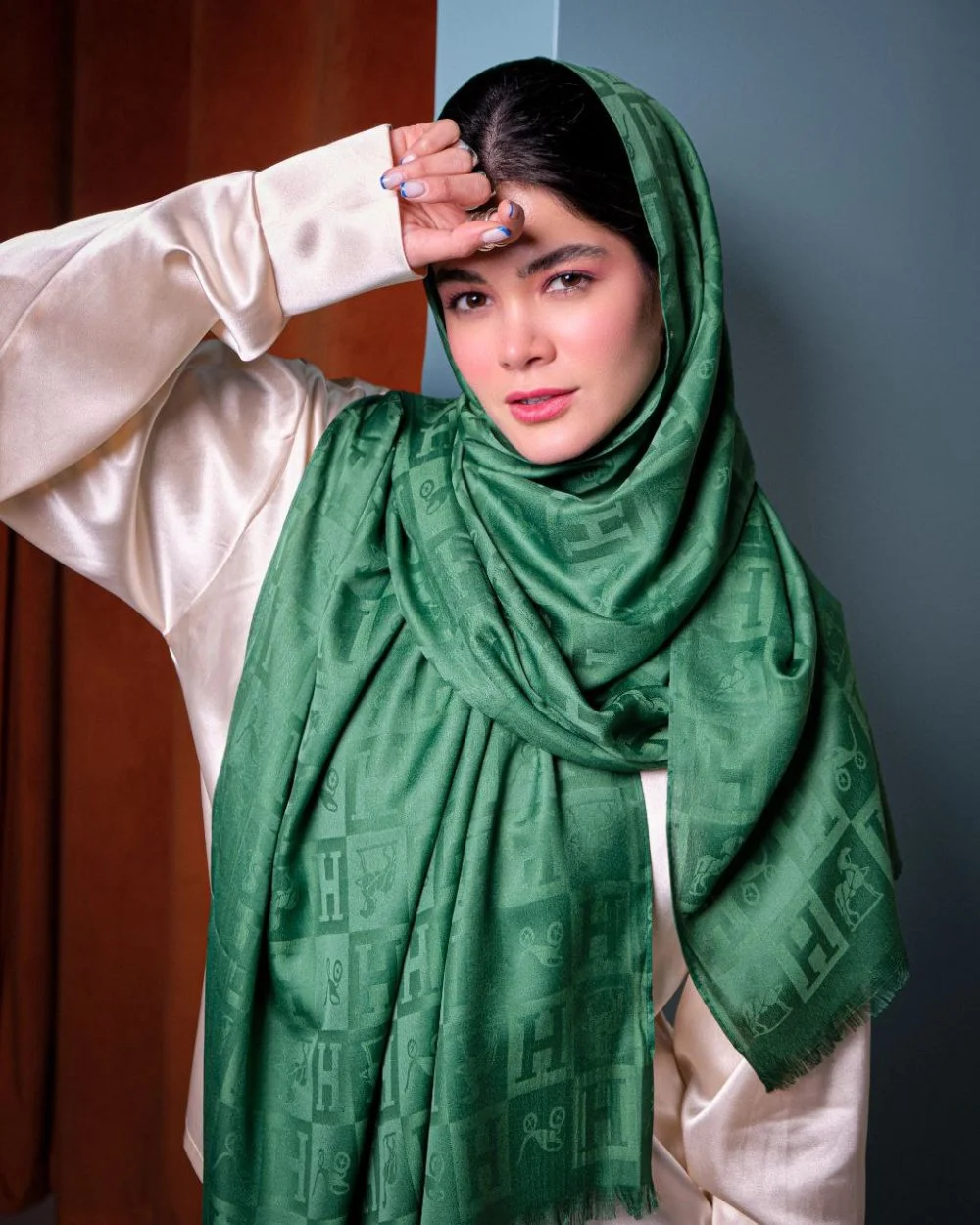 شال ابریشم ژاکارد هرمس ۲۰۲۱۰ - Image 2