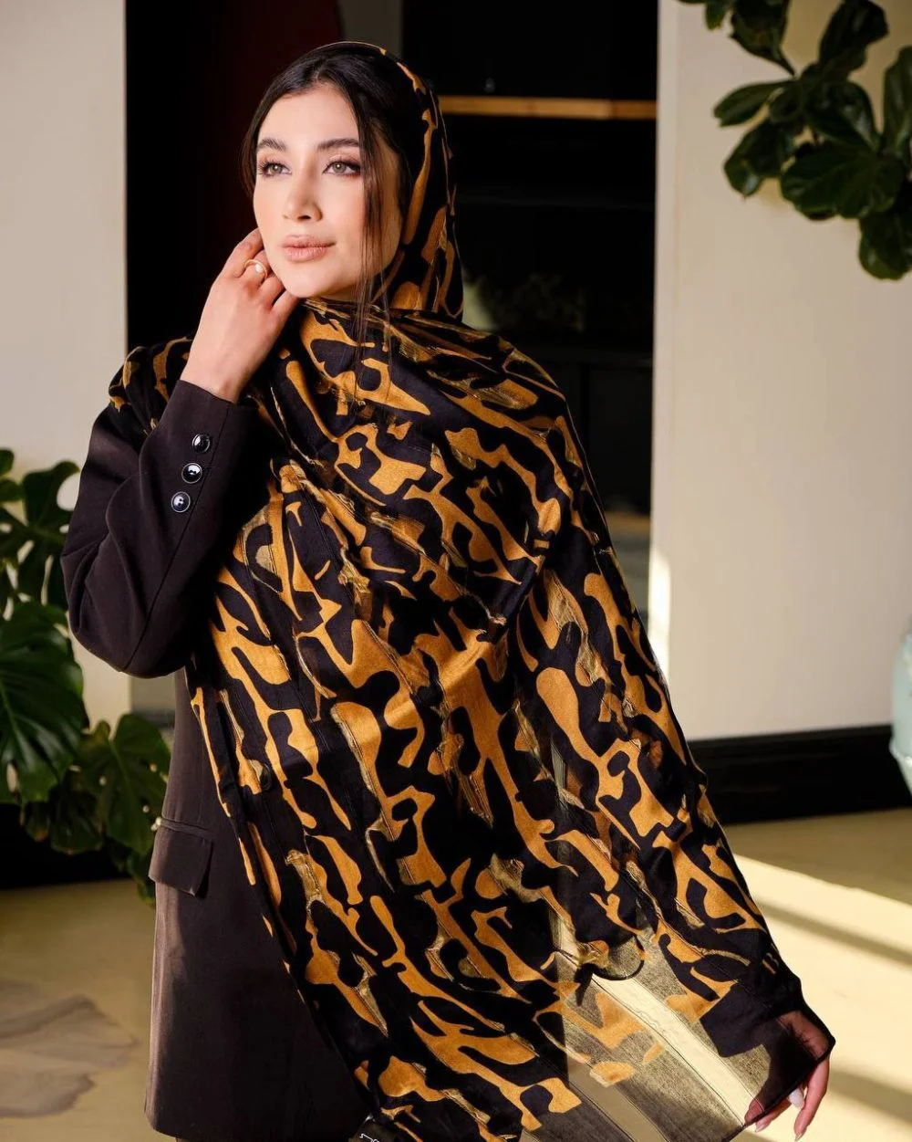 شال ابریشم میله ای 20264 BURBERRY - Image 9