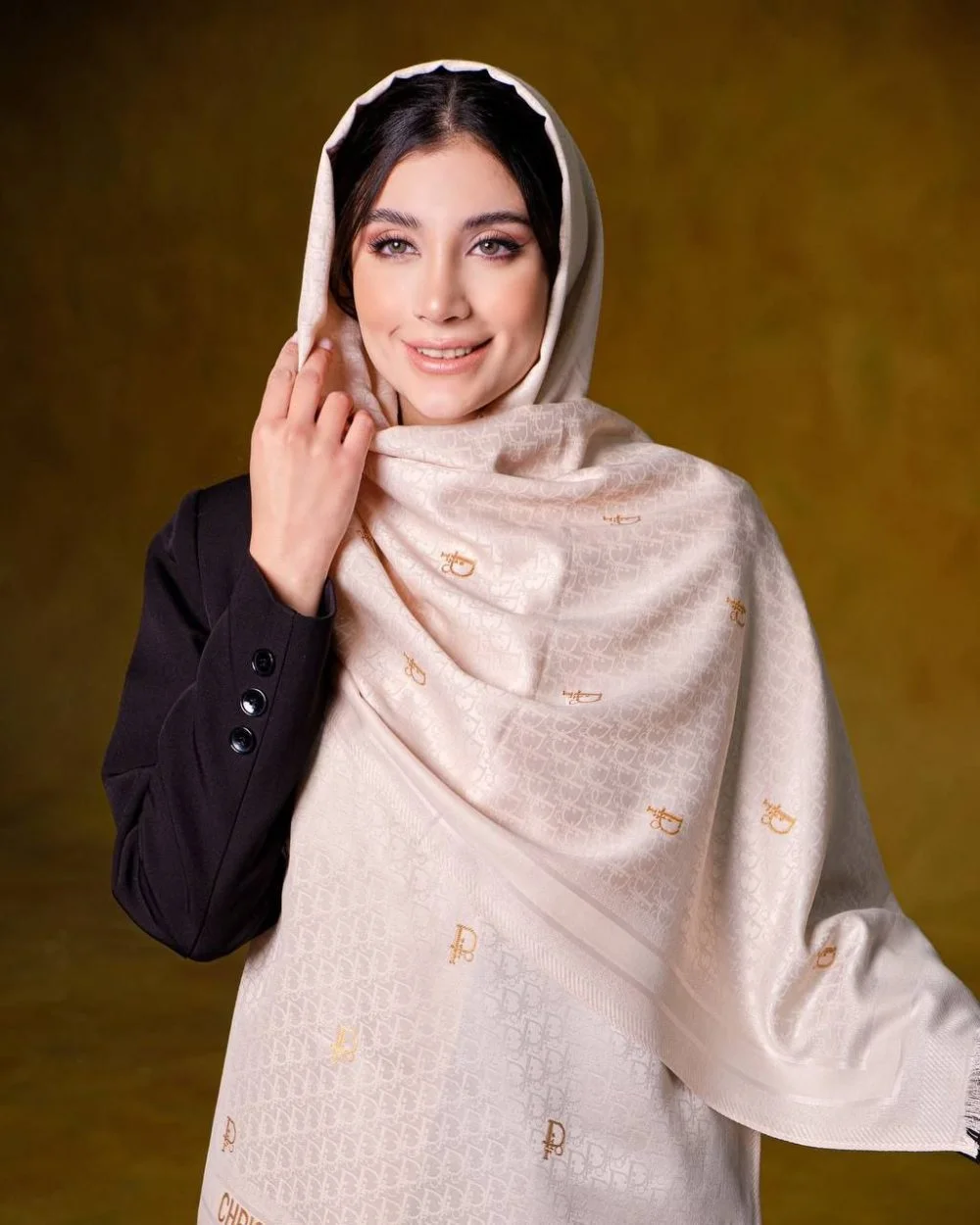 شال ویسکوز DIOR - Image 2