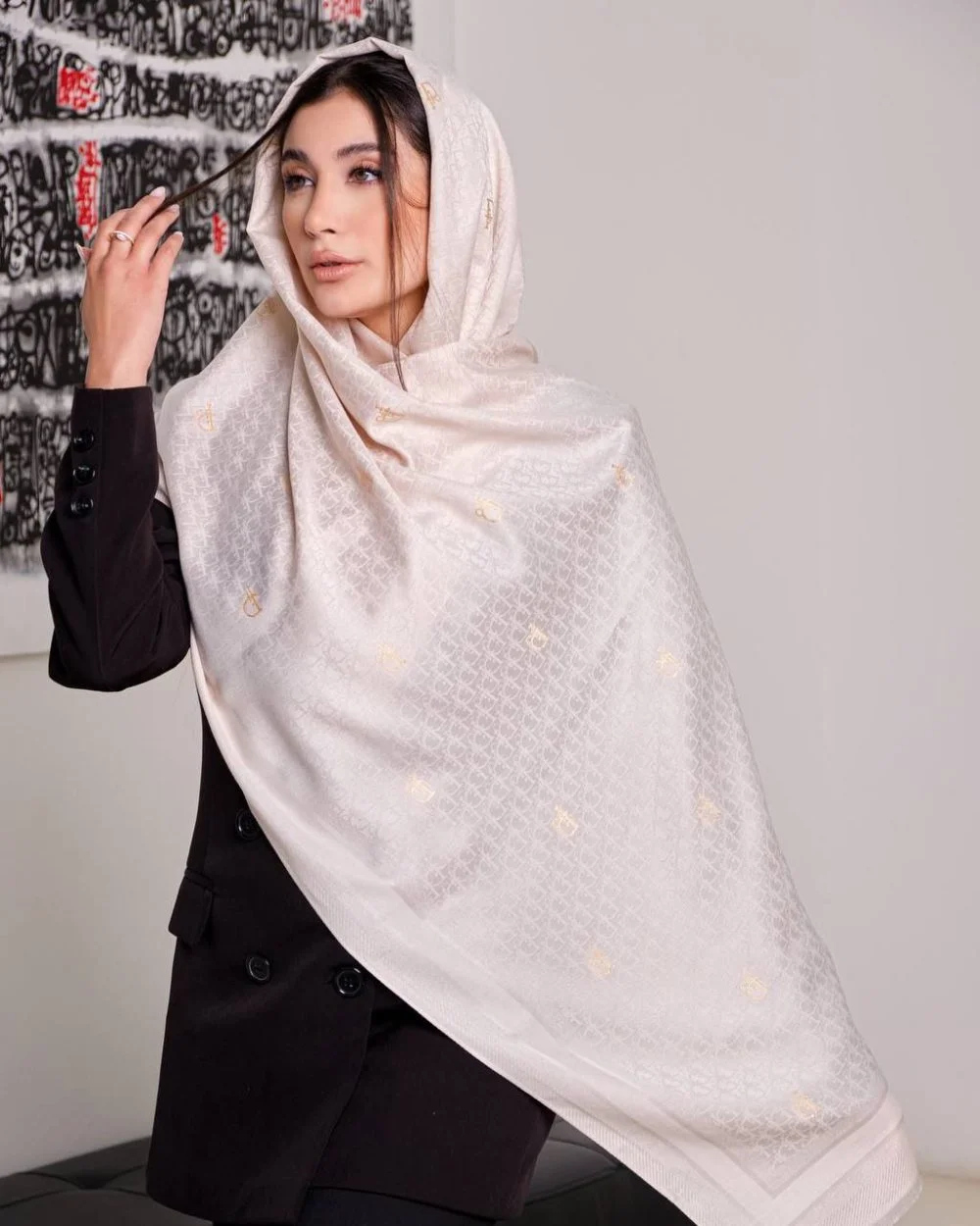 شال ویسکوز DIOR - Image 3