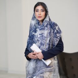 شال ابریشم تور دیور جنگل 20615