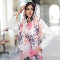 شال لینن طرحدار HQuality 20631