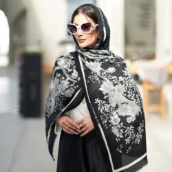 شال طرحدار پلیسه ۲۰۶۳۲