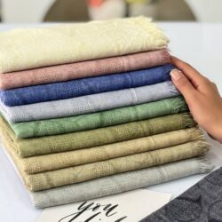 شال لینن طرحدار شاین 20633
