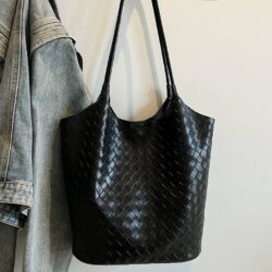 کیف چرم حصیر بافت 50130