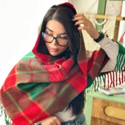 شال موهر چهارخونه 20667