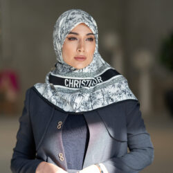 روسری ابریشم توییل دوردستدوز (قواره صد) 30177