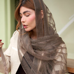 شال ویسکوز طرح موج 20674