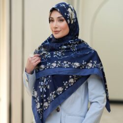 روسری ابریشم ژاکارد قواره 140 30207