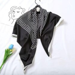 مینی‌اسکارف ابریشم‌توییل مینیمال 30219