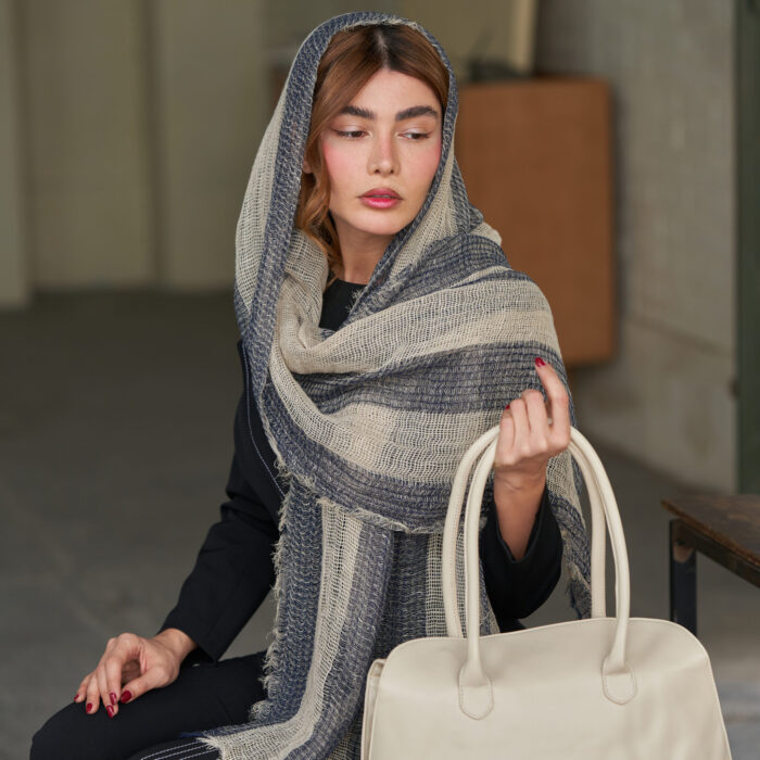 شال نخی راه راه 20706