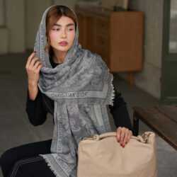 شال ژاکارد طرح دیور جنگل 20699