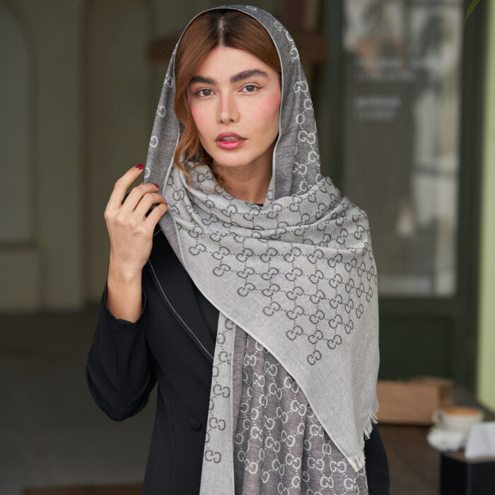 شال ژاکارد طرح گوچی 20694
