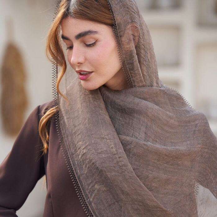 شال حریر تکرنگ 20688