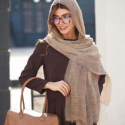 شال لینن ساده 20714