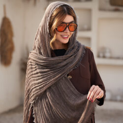 شال کنفی تکرنگ 20711