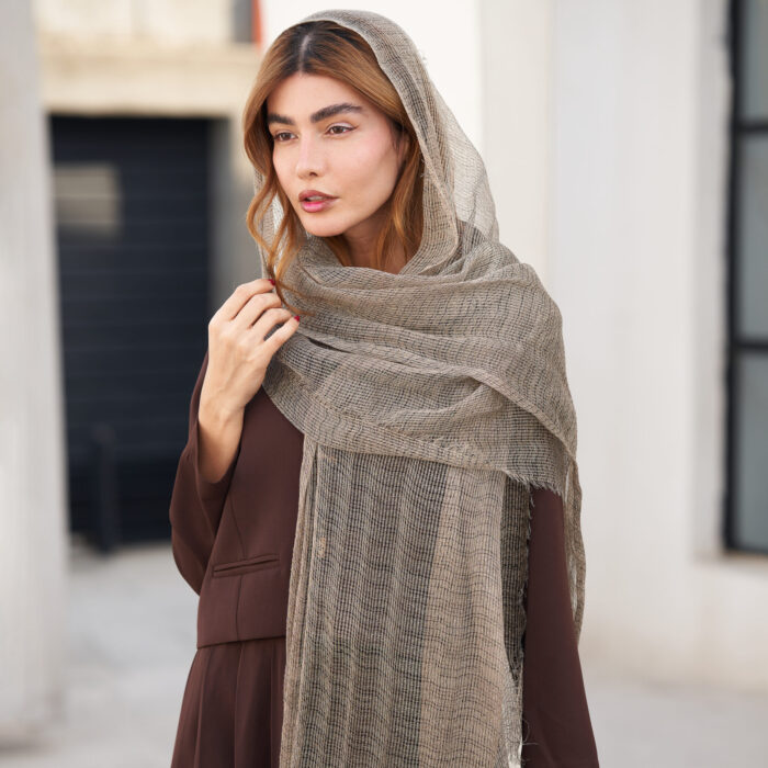 شال نخ ابریشم توری 20717
