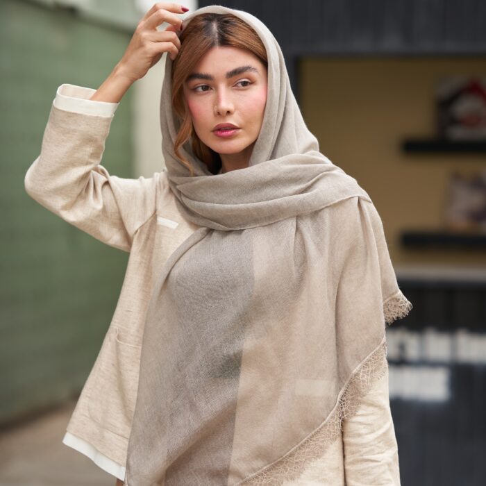 روسری نخی دور گیپور (قواره 140) 30228