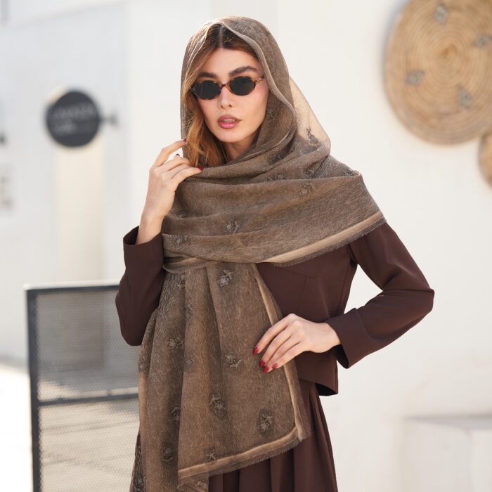 شال نخ ویسکوز جوانه 20703