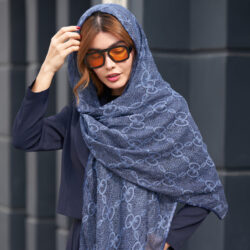 شال نخی طرح برجسته 20720