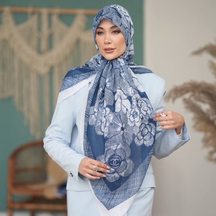 روسری نخی شقایق (قواره 140) 30249