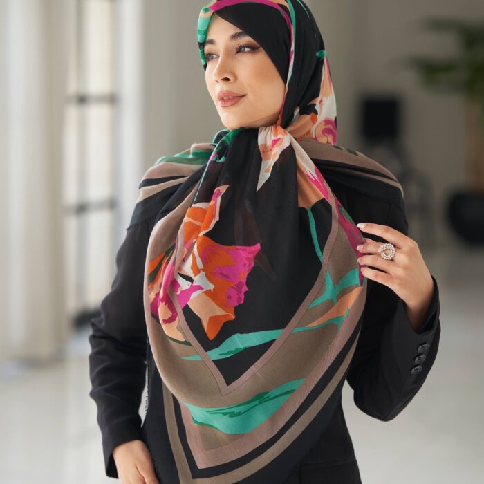 روسری نخی گل (قواره 140) 30230